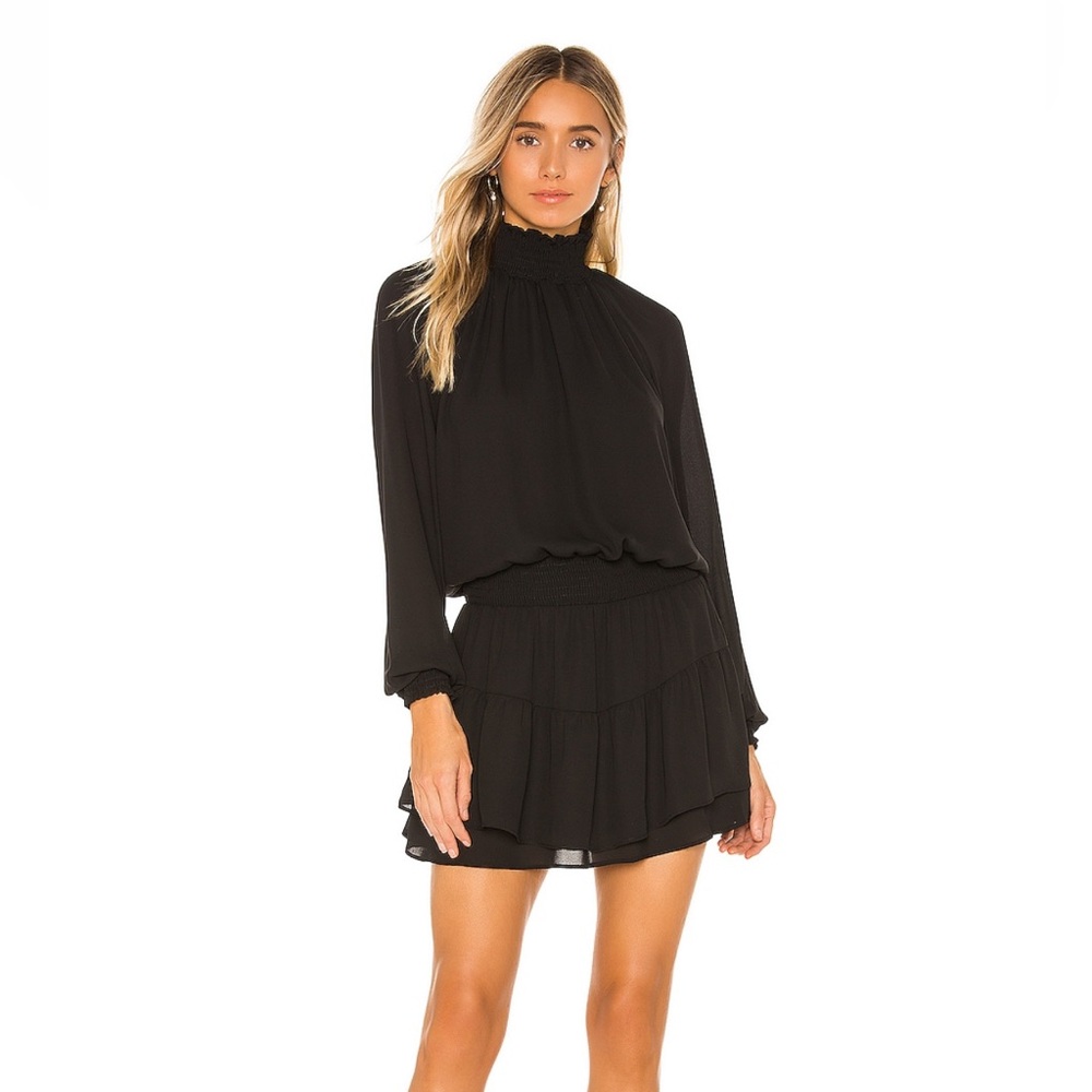 Revolve Krisa Turtleneck Long Sleeve Dress